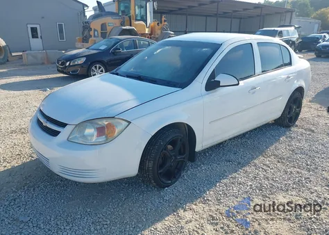 2010 Chevrolet Cobalt Lt из США, поврежденный, VIN 1G1AD5F5XA7195423
